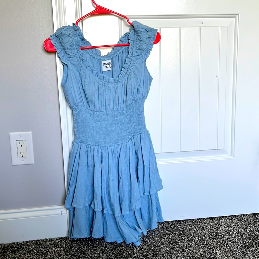 Princess Polly Love Galore Romper in Blue